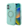 Etui / obudowa na smartfona Guess IML Rhinestones do iPhone 16 Plus zielony
